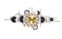  Decorative Metal  Wall Clock  -  Free Size,  Metal,  Decorative,  Pack of 1